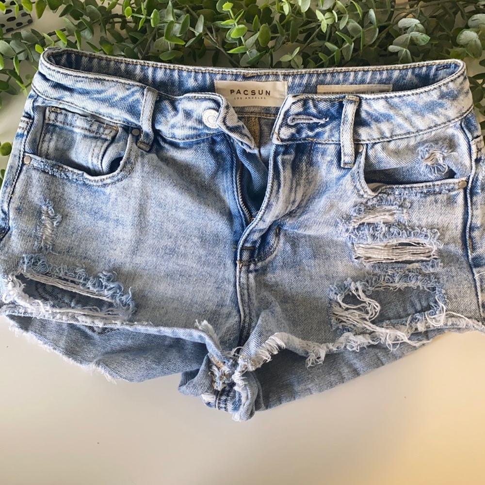 Pacsun high rise Jean shorts